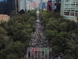 Aficionados de la Selección Mexicana en Paseo de la Reforma, el 30 de junio de 2026.