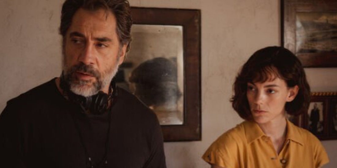 Javier Bardem y Victoria Luengo en 'El ser querido'