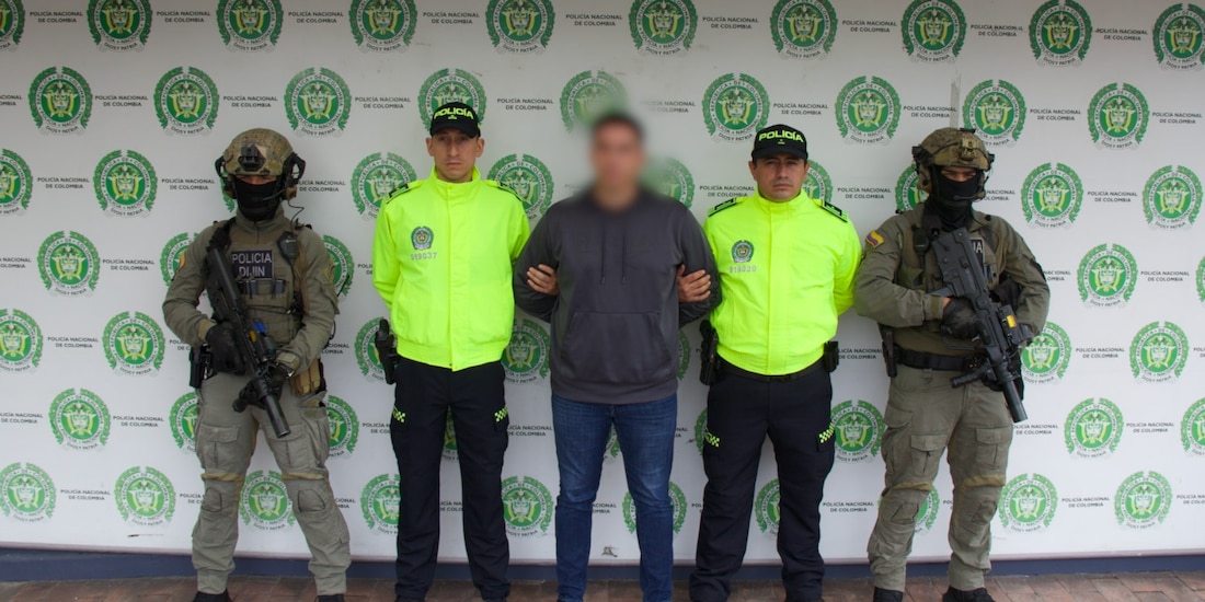 Detenido en Colombia Jorge Espinoza "N", identificado como “enlace financiero y logístico” del Cártel de Sinaloa.