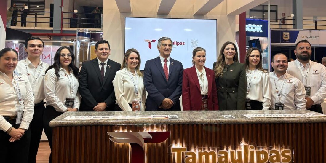 Tamaulipas destaca en Feria Aeroespacial México 2025.