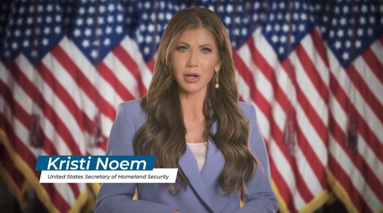 Kristi Noem, exsecretaria de Seguridad de EU