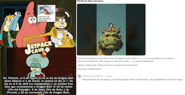 Reacciones y memes por el 8 de marzo, Día de Dragon Ball
