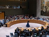 Votación, ayer, en el Consejo de Seguridad de la ONU, donde se impuso la resolución.