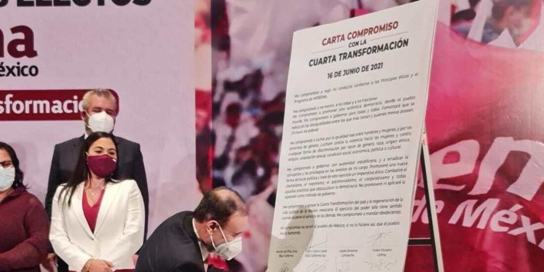 El gobernador electo de Sonora, Alfonso Durazo Montaño, participó en un encuentro con gobernadoras y gobernadores electos de Morena en el Comité Ejecutivo Nacional (CEN).