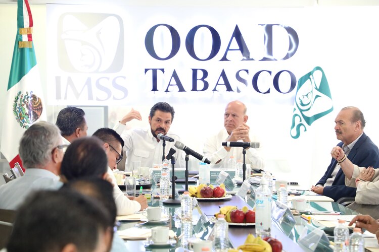 El director general del Seguro Social encabezó la primera sesión extraordinaria del Consejo Consultivo de la Representación del IMSS en Tabasco
