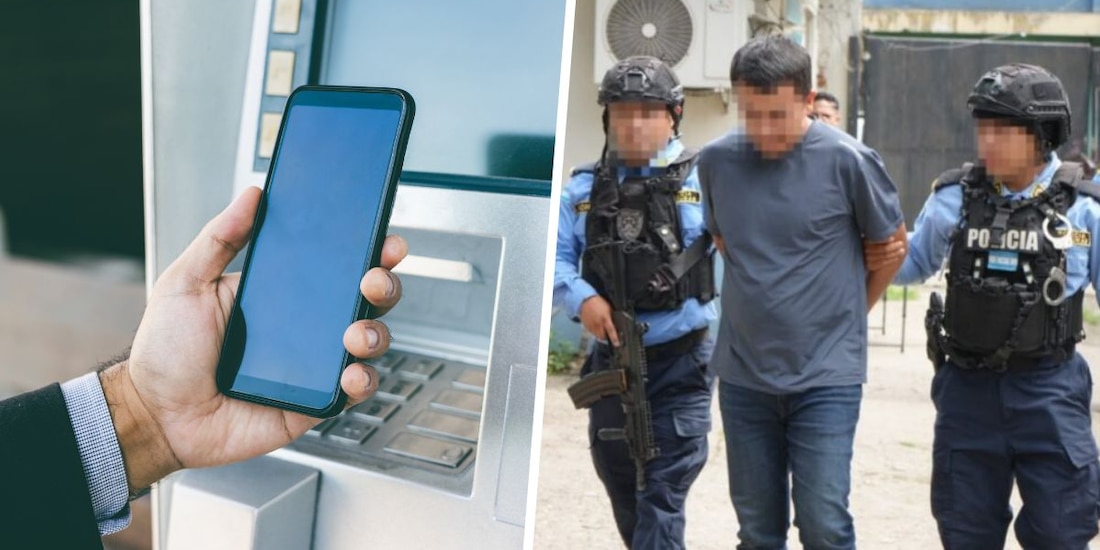 Detienen a mexicano en Honduras por múltiples hackeos a cajeros automáticos con su celular.