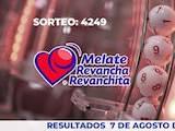Resultados del sorteo 4249 del Melate, Revancha y Revanchita de este 7 de agosto del 2026.