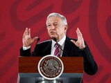 AMLO en conferencia de prensa.
