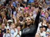 Serena Williams, tras ganar en la Primera Ronda del US Open ante Danka Kovinic.