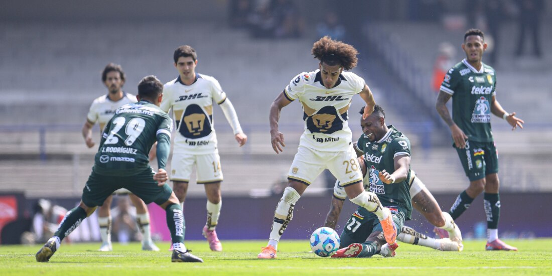 Pumas recibió a León en Ciudad Universitaria para la Jornada 3 del Clausura 2026.