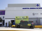 Médicos de NL ensayan el plan de atención Covid, en mayo pasado.