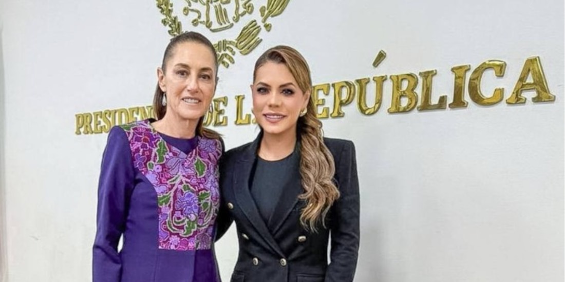 La Presidenta de México junto a la Gobernadora constitucional de Guerrero.