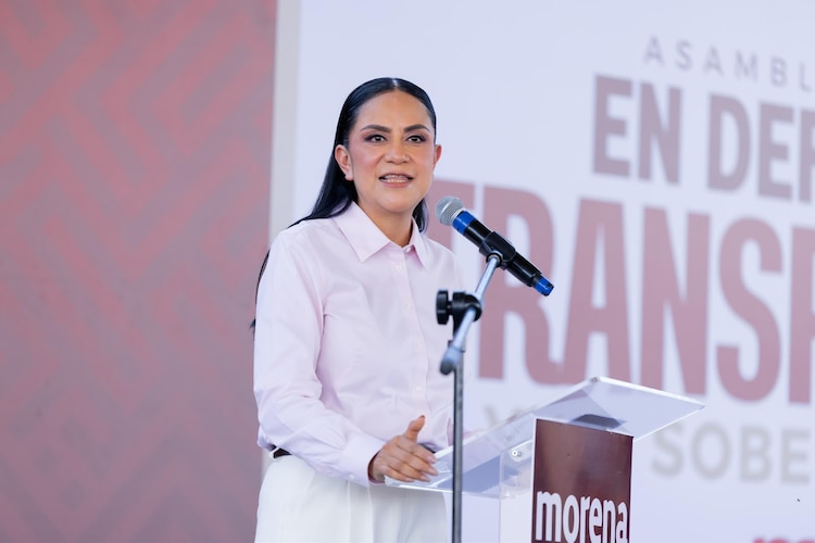Ariadna Montiel Reyes, dirigente nacional de Morena.