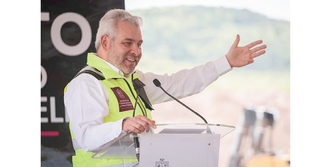 Alfredo Ramírez, gobernador de Michoacán, ayer al presentar el plan.