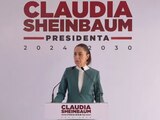 Claudia Sheinbaum este jueves en conferencia de prensa.