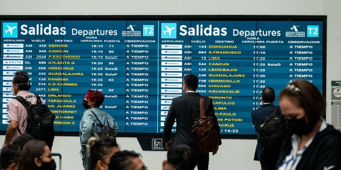 Las pantallas no mostrarán los horarios comerciales de las aerolíneas