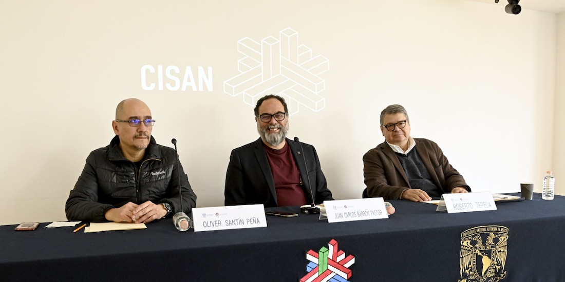 De izq. a der. Oliver Santón, Juan Barrón y Roberto Zepeda.