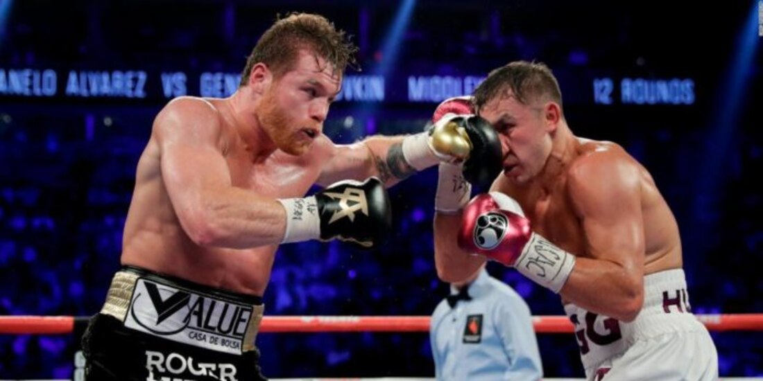 El "Canelo" Álvarez y "GGG" en una función.