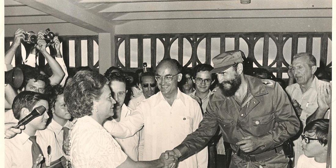 Luis Echeverría y Fidel Castro, en una foto de archivo.<br>*Esta columna expresa el punto de vista de su autor, no necesariamente de La Razón.<br>