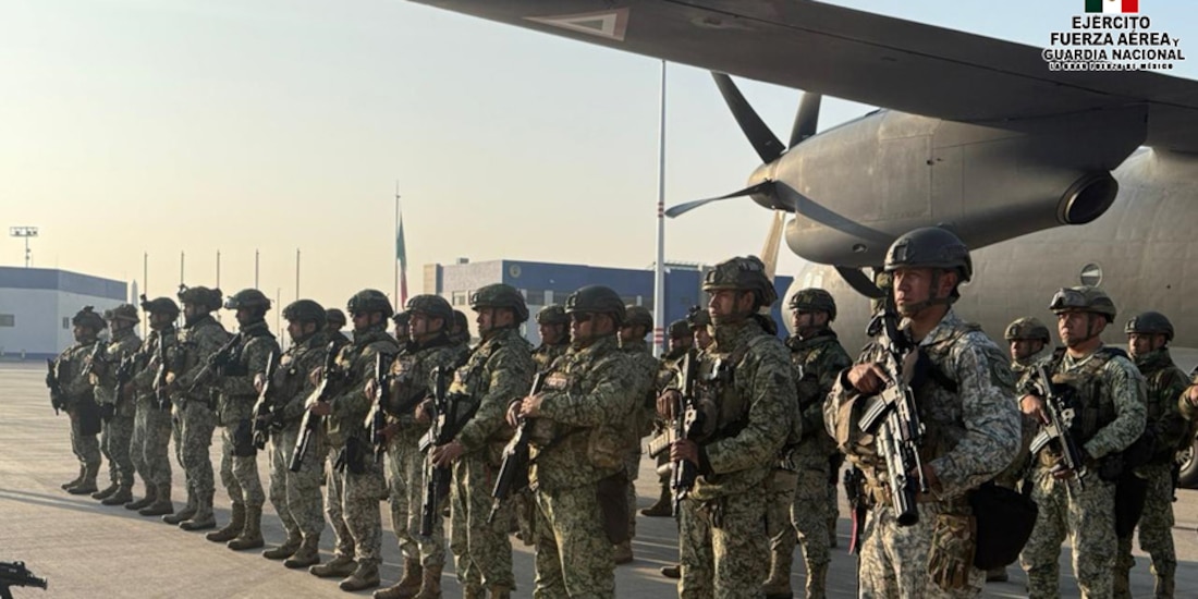 Defensa envía 180 elementos a Culiacán, Sinaloa.