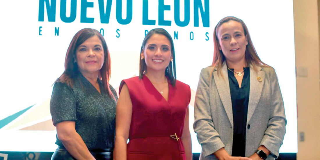 De izq. a der. Amalia Galvan Trejo, Melissa Segura Guerreroy María del Pilar Lozano.