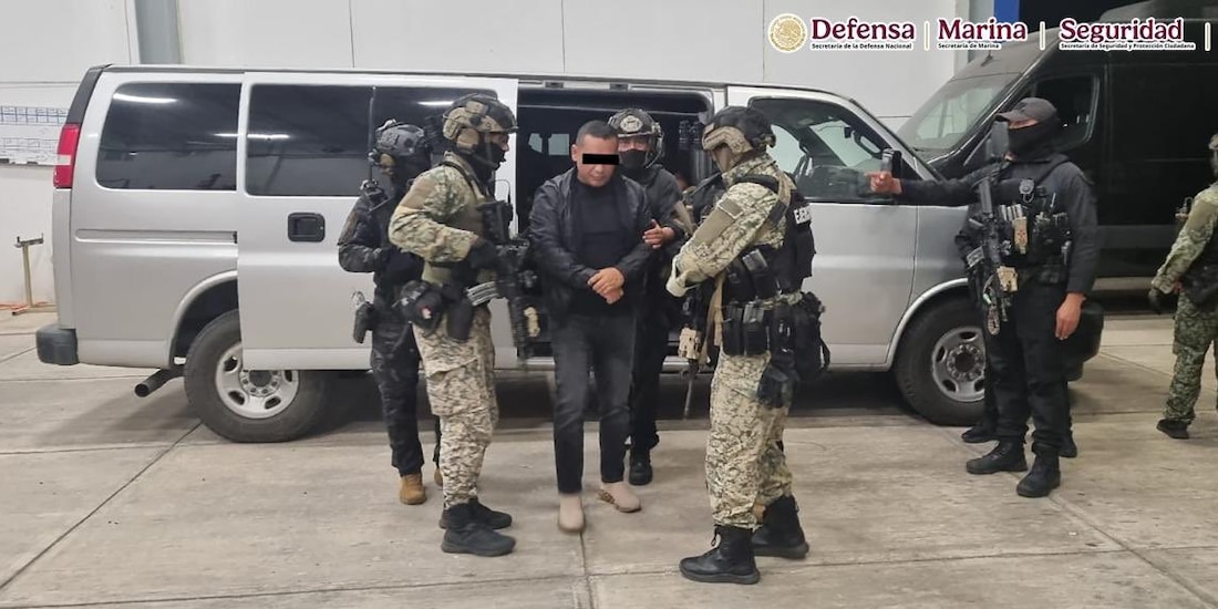 Detención de alias "El Tanque" fue resultado de operativo interinstitucional, intercambio de información con la DEA y apoyo de gobiernos de Jalisco y Veracruz.