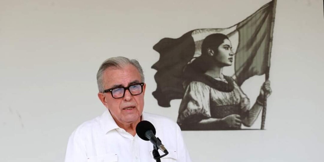 El gobernador Rubén Rocha Moya informó que la explosión en Culiacán fue por un dron.