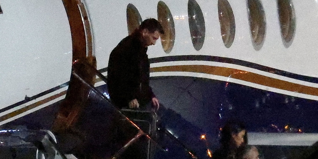 Lionel Messi a su llegada a su natal Rosario para darle el último adiós a su papá.