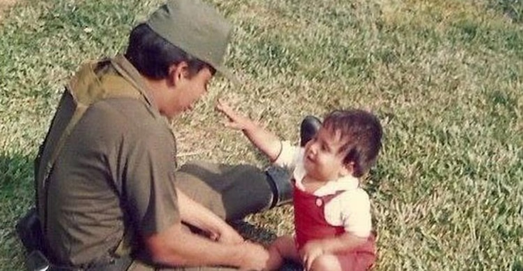 Beto Coral y su padre