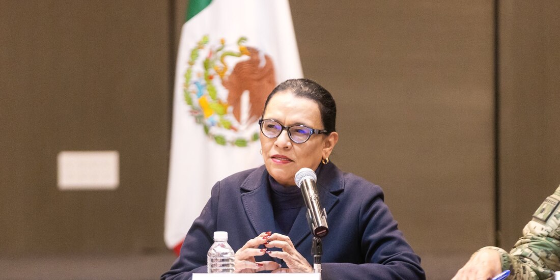 Rosa Icela Rodríguez, secretaria de Gobernación.