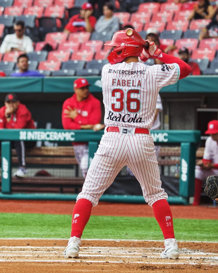 Jesús “Chuyito” Fabela con los Diablos Rojos