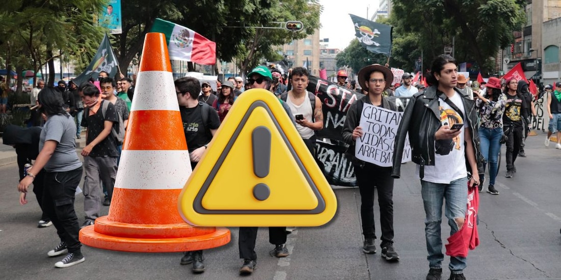 Estas son las marchas y concentraciones en CDMX para HOY 27 de marzo.