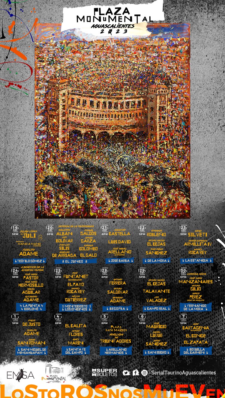 Cartel del serial taurino.