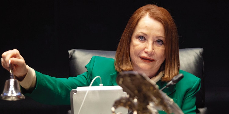 Laura Itzel Castillo, presidenta del Senado, en sesión ordinaria en imagen de archivo.