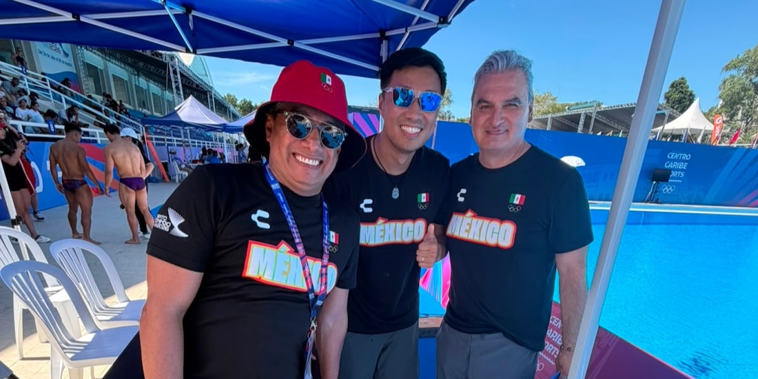 Fernando Platas, titular de las disciplinas acuáticas en México, habló del dominio de los mexicano en clavados y natación en Santo Domingo 2026.