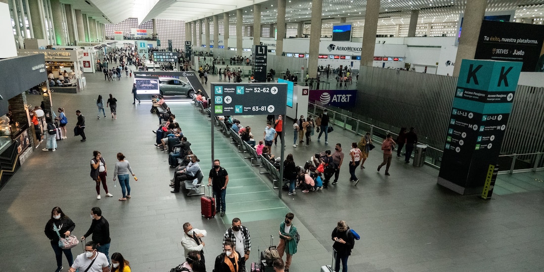 La Terminal 2 del AICM, en una fotografía ilustrativa.