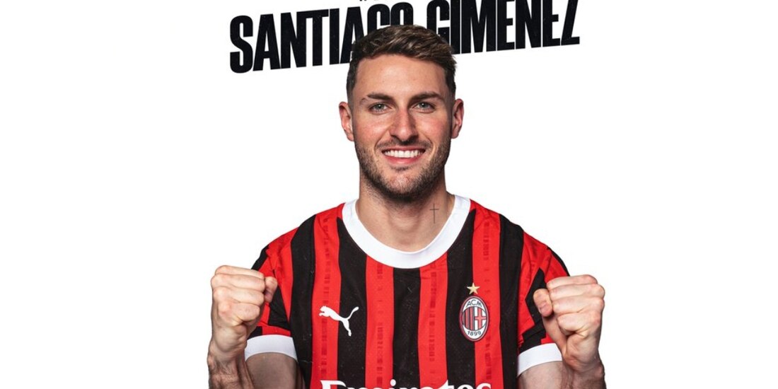 Santiago Giménez es presentado como jugador del AC Milan
