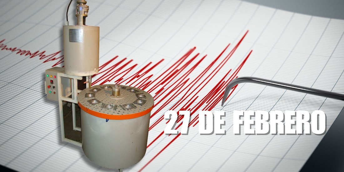 Esta es la actividad sísmica de hoy, 27 de febrero.
