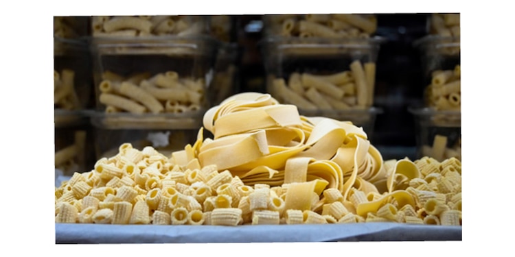 LA PASTA es totalmente artesanal.