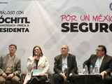 La precandidata del PAN-PRI-PRD habló sobre una estrategia de seguridad.