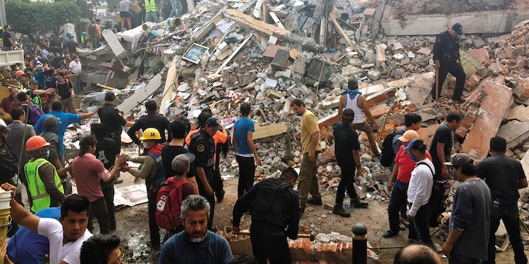 EN LA MEMORIA │ Imágenes del sismo del 19 de septiembre de 2017.