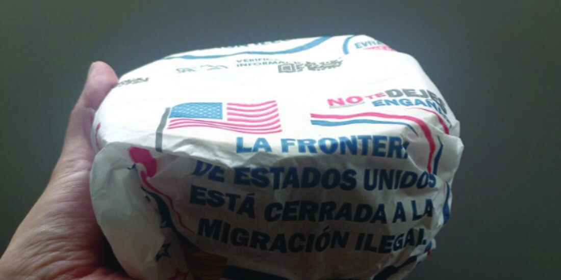 Envoltura de tortillas con la bandera de EU se hizo pública ayer en Jalisco.
