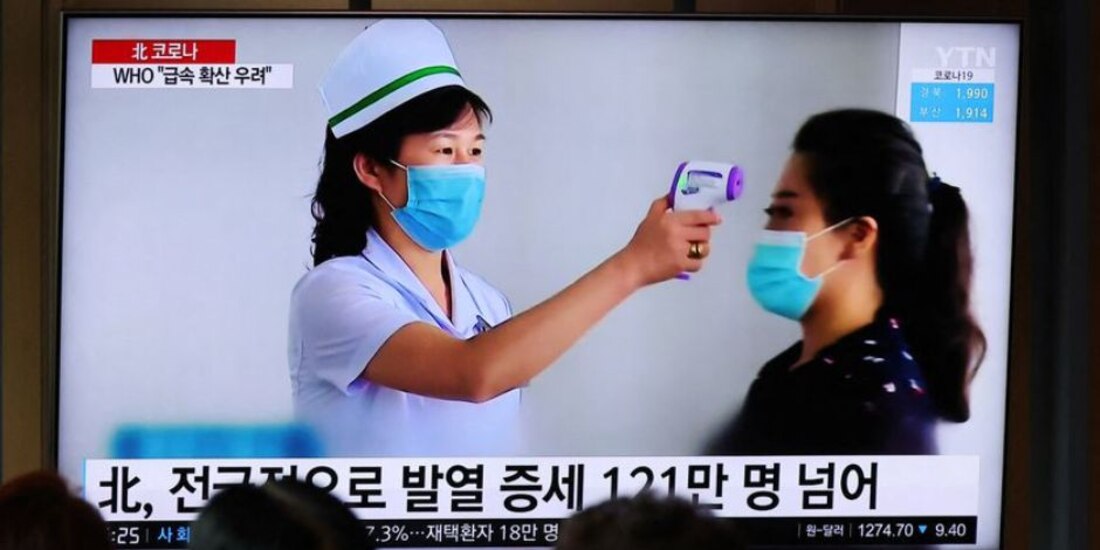 Corea del Norte eliminó el uso obligatorio del cubrebocas.