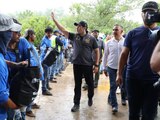 Samuel García evalúa daños y lleva ayuda al sur de Nuevo León tras paso de ‘Alberto’.