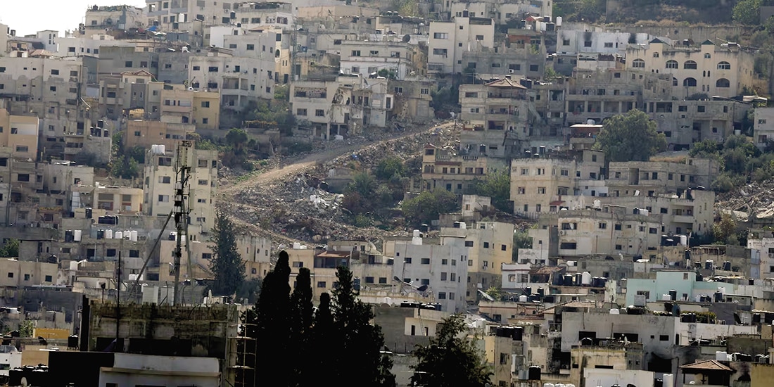 Edificios y calles del campo de refugiados de Jenin en medio de una operación militar israelí en curso, en Jenin, Cisjordania, el pasado 19 de noviembre.