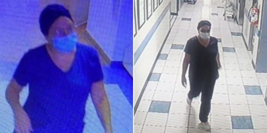 Tras el robo del bebé, se difundieron fotos de la presunta responsable.