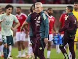 Javier Aguirre en un partido de la Selección Mexicana