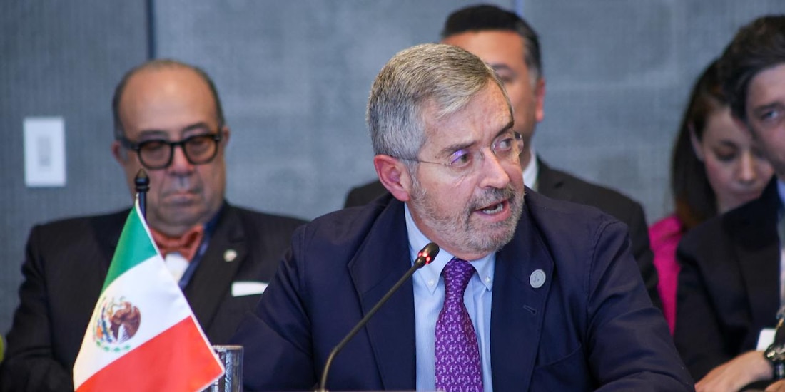Juan Ramón de la Fuente, durante su intervención de alto nivel en el Foro CELAC-África.