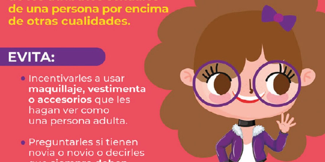 Campaña de Sipinna contra la hipersexualización de la niñez.