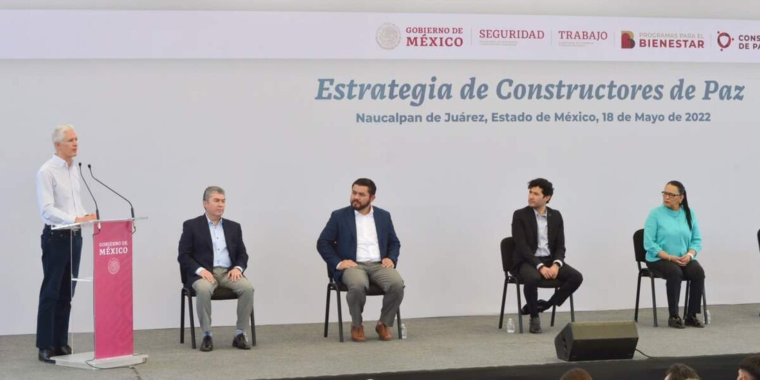 El gobernador Alfredo Del Mazo indicó que el Programa Constructores de Paz permite también prevenir la violencia y combatir la inseguridad.